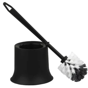 Tetraaad | Black Toilet Brush With Holder | Bin Lift – Qatar