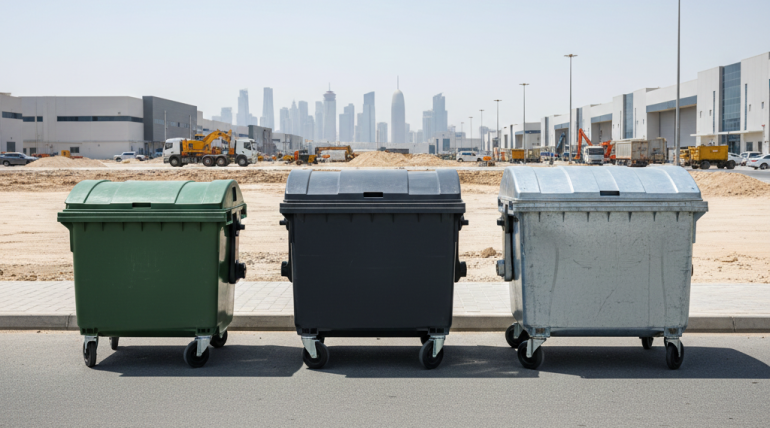 660L & 1100L Garbage Bins in Qatar For The Heavy-Duty Waste Solutions for Industry