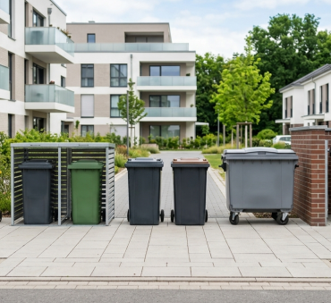 Choosing the Right Waste Bin Size Based on Property Type in Qatar