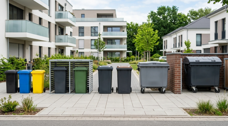 Choosing the Right Waste Bin Size Based on Property Type in Qatar