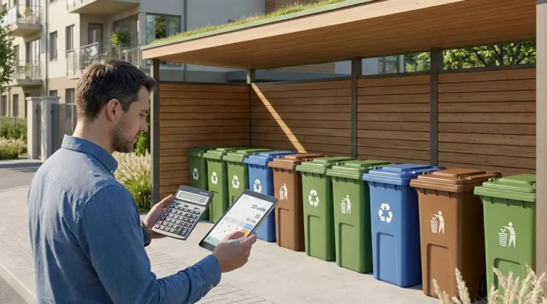 How to Calculate the Number of Waste Bins Required for Residential Buildings in Qatar