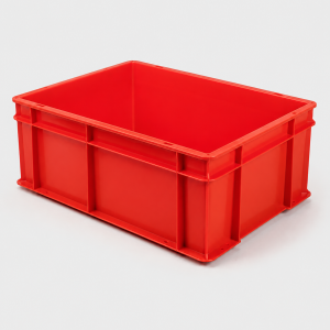 Closed Plastic Crate 600x400x220mm