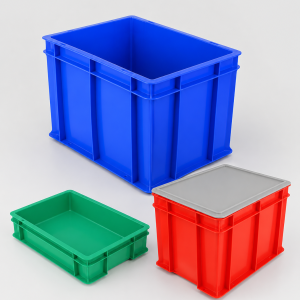 Closed Plastic Crates