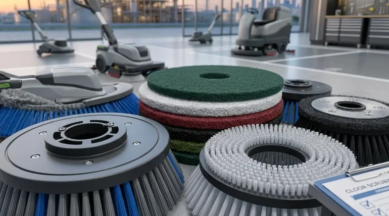 How to Choose Floor Scrubbing Brushes and Pads in Qatar