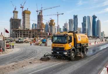 Road Sweeping for Construction Sites in Qatar and Why It Matters