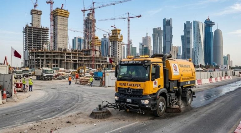 Road Sweeping for Construction Sites in Qatar and Why It Matters