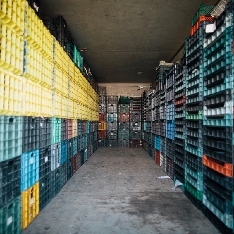Bakery Plastic Crate 590x460x180 mm | Bin Lift – Qatar