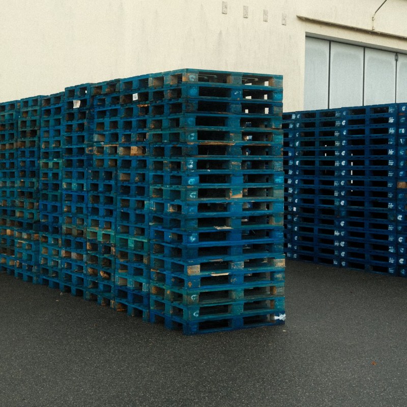 5 Runner Plastic Pallet 1200x1000x150 mm | Bin Lift – Qatar
